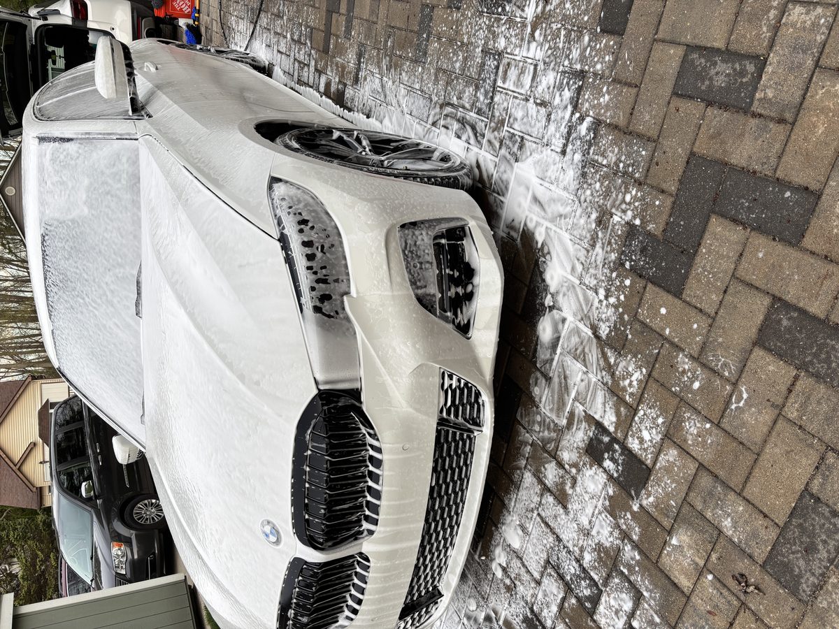 BMW foam wash exterior detailing Rochester MI
