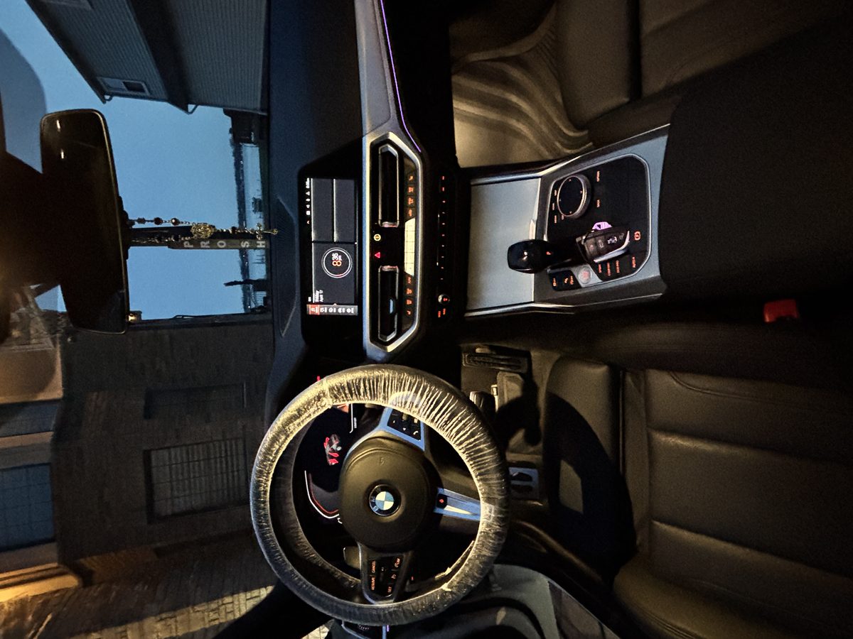BMW interior detail