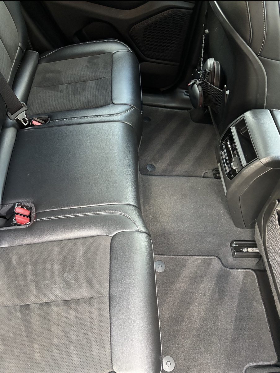 Interior seat detail after
